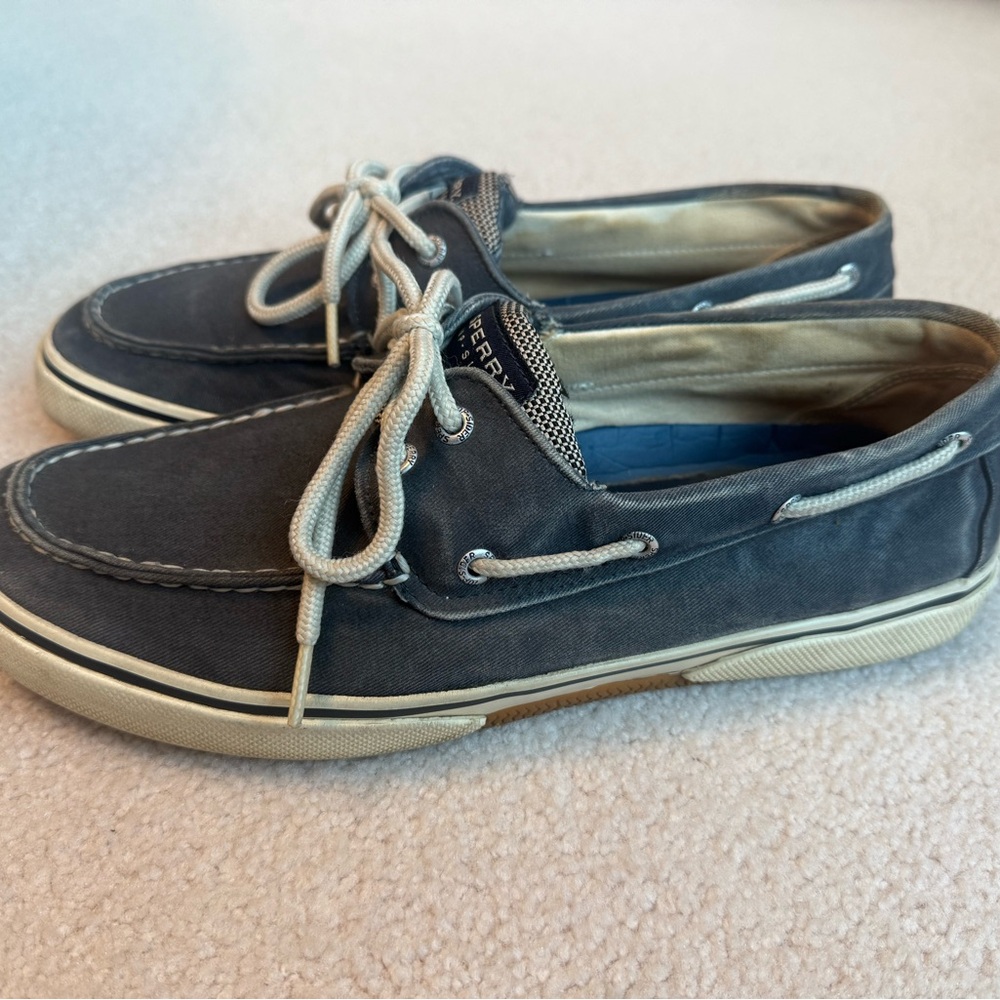 Men’s Sperrys Navy Blue/Charcoal Top Sider Shoes